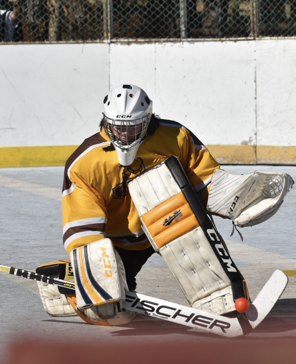 "After graduating from GCIT with the class of 2021, Walker stumbled upon Rowan’s club team on ProfLink and found his mentor. During his freshman year, the club president and starting goalie at the time, Jake Collins, helped Walker discover his passion for being a goalie." - Photo via Nick Walker