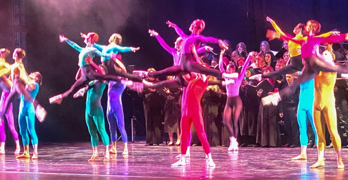 Ballet dancers dance in Carmina Burana. Glassboro, NJ. Friday, March 28, 2025. - Staff Writer / Kacie Scibilia